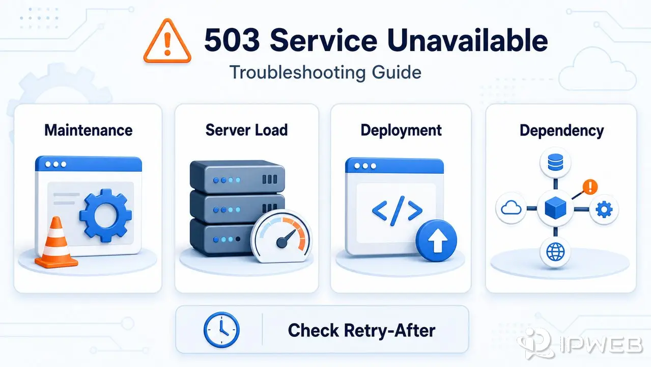 HTTP 503 troubleshooting checklist for proxy routes and crawler requests
