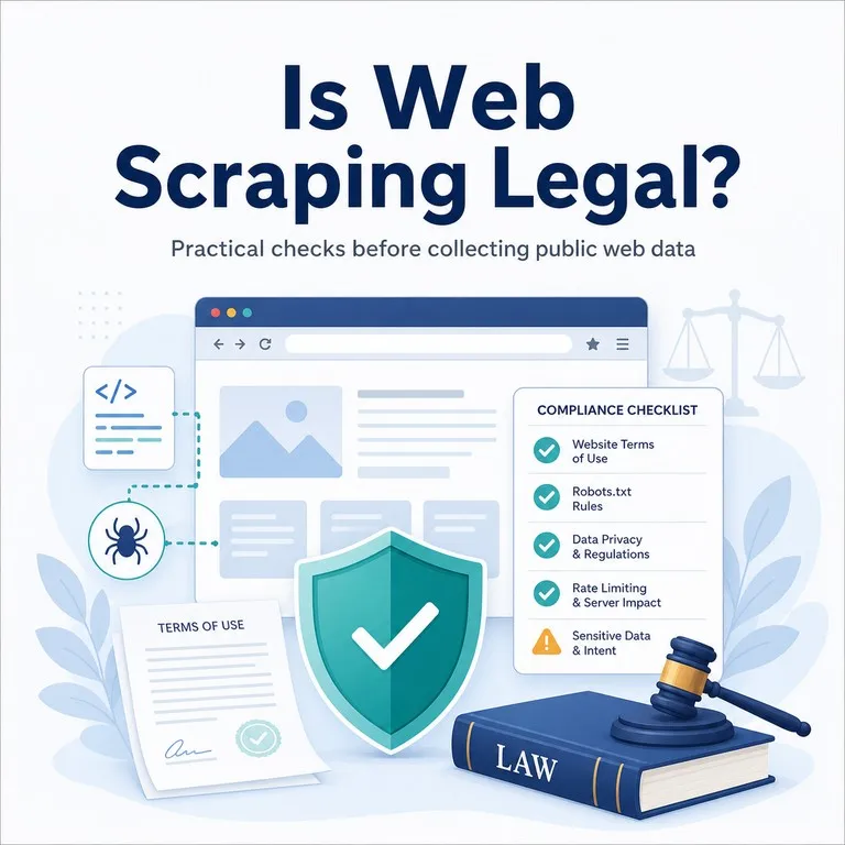 Is web scraping legal compliance checklist for public web data