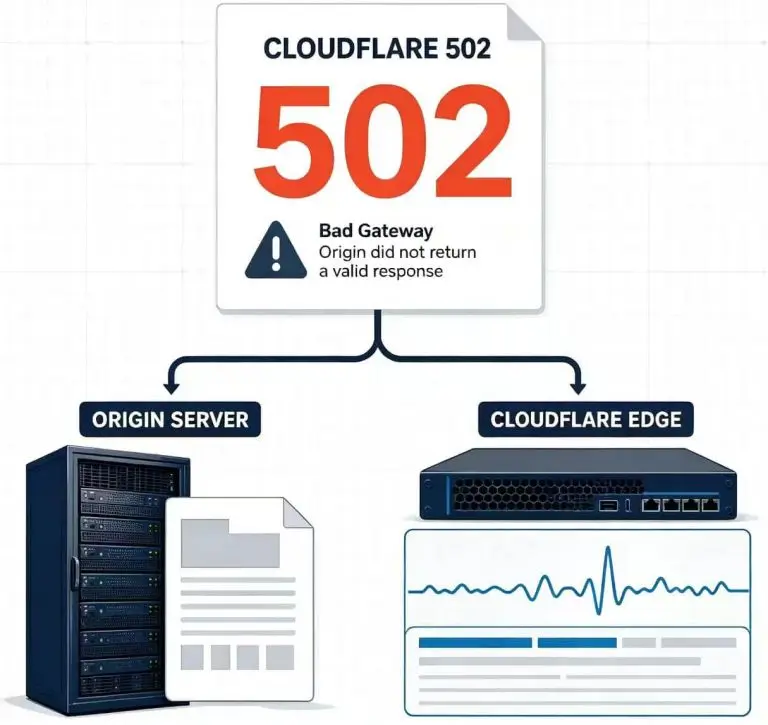 Cloudflare 502 diagnosis separating origin and edge evidence