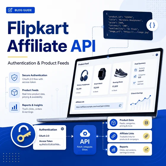 Flipkart Affiliate API guide for authentication and product feeds