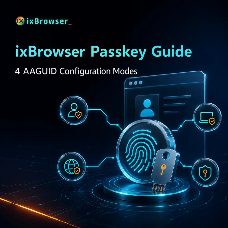 ixBrowser Exclusively Launches Passkey Module Feature