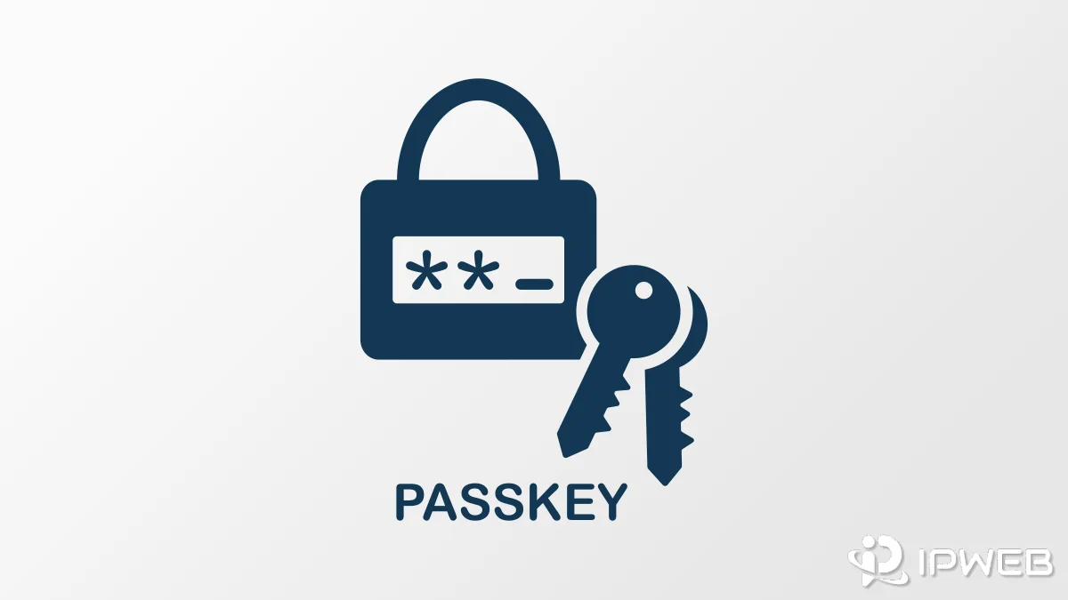 Passkey passwordless authentication illustration