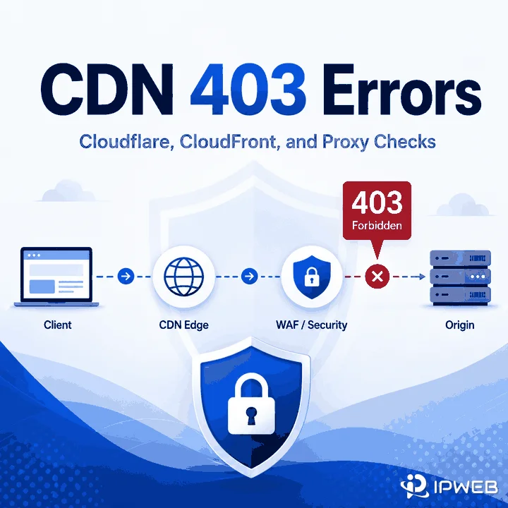 CDN 403 errors across CDN edge WAF security and origin layers