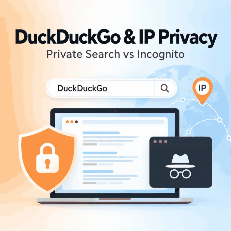 DuckDuckGo private search vs incognito cover image about IP privacy