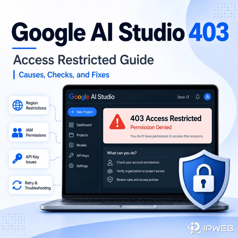 Google AI Studio 403 Access Restricted guide cover image