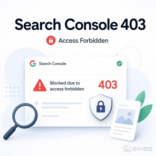 Search Console 403 access forbidden cover showing a blocked indexing status